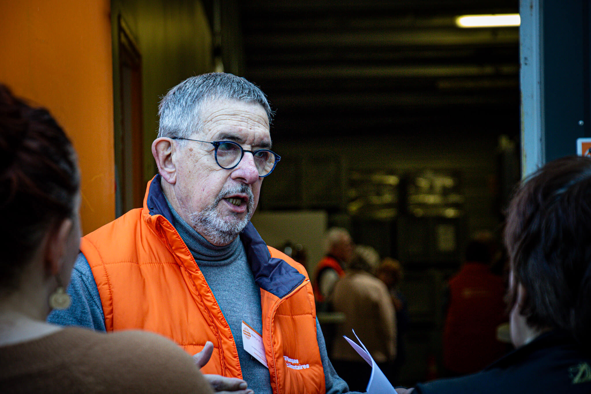 Visite de la banque alimentaire à Châteauroux dans le cadre d'une opération Secrets de Fabrique